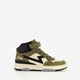 Hoge jongens sneakers groen beige