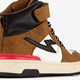 Hoge jongens sneakers bruin