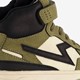 Hoge jongens sneakers groen beige