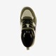 Hoge jongens sneakers groen beige
