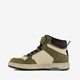 Hoge jongens sneakers groen beige