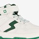 Hoge jongens sneakers wit groen