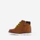 Leren jongens veterboots cognac