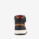 Hoge leren jongens sneakers donkerblauw