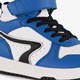 Hoge jongens sneakers blauw wit