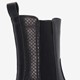Meisjes chelsea boots zwart croco print