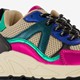 Meisjes dad sneakers met metallic details