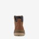 Leren jongens veterboots met gele veters
