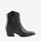 Dames enkellaarsjes met crocoprint