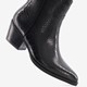 Dames enkellaarsjes met crocoprint