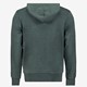 Heren hoodie grijs met opdruk