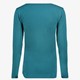 Dames shirt katoen blauw