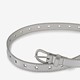 Meisjes riem met sterretjes zilver