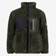 Jongens teddy vest groen