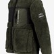 Jongens teddy vest groen