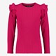 Meisjes trui roze met ruches