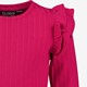 Meisjes trui roze met ruches