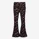 Flared meisjes broek met bloemenprint