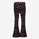 Flared meisjes broek met bloemenprint