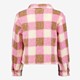 Geruite meisjes teddy shacket