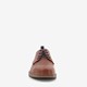 Heren veterschoenen cognac bruin
