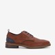 Heren veterschoenen cognac bruin