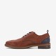 Heren veterschoenen cognac bruin