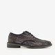 Heren veterschoenen grijs