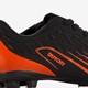 Kinder voetbalschoenen FG zwart oranje