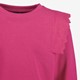 Meisjes sweater roze met ruches