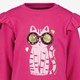Meisjes jurk met ruches roze