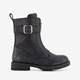 Meisjes boots met ritsen zwart