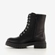 Dames veterboots zwart