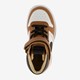 Hoge leren jongens sneakers cognac