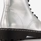 Dames veterboots zilver
