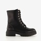 Dames veterboots zwart