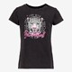 Meisjes T-shirt acid wash met tijgerkop