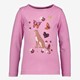 Meisjes trui roze met dierenopdruk