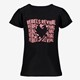 Meisjes T-shirt met roze backprint