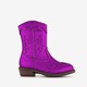 Meisjes western laarsjes metallic paars