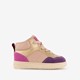 Hoge meisjes sneakers roze paars