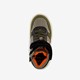 Hoge leren jongens sneakers groen