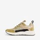 Dames dad sneakers groen beige