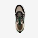 Dames dad sneakers zwart groen