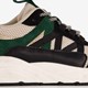 Dames dad sneakers zwart groen