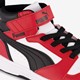 Rebound V6 Mid jongens sneakers rood zwart