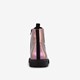 Meisjes veterboots metallic roze