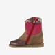 Suede meisjes western enkellaarsjes bruin