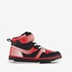 Hoge meisjes sneakers Isa zwart rood