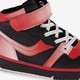 Hoge meisjes sneakers Isa zwart rood